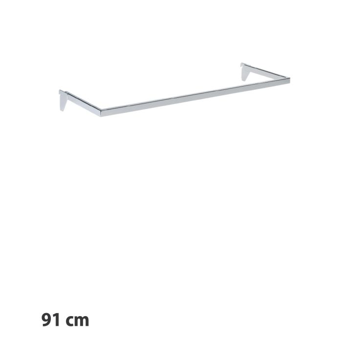 U-bøjlestang med krom finish med en bredde på 91 cm.