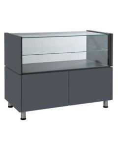 Butiksdisk bred m/ glas - Banko